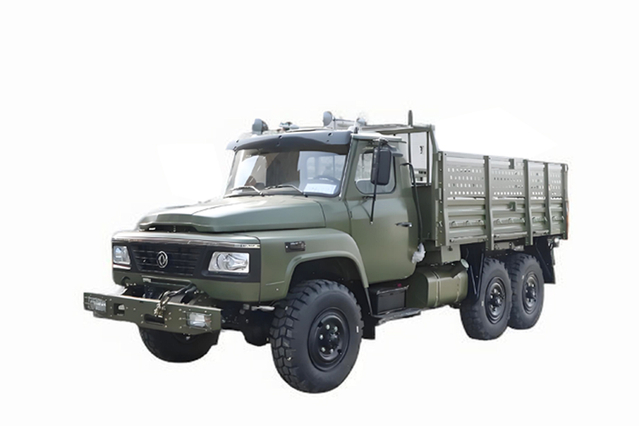 Novo caminhão especial off-road clássico EQ2082DF_2,5 toneladas de arma de aço pequena com tração nas seis rodas 240 carga 170 cavalos de potência_6 * 625Y caminhão de transporte de engenharia