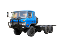 210 cavalos de distância entre eixos estendida EQ2102G chassi de caminhão especial off-road_tração de seis rodas 245 cabeça chata 153 veículo de transporte_6 × 6 DFveículo militar clássico de 190 cavalos de potência veículo de carga plataforma de segunda classe