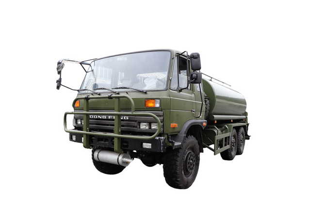 Fabricante 190 cavalos de potência EQ2102G off-road especial caminhão de água de 10m³_tração de seis rodas 245 cabeça chata 153 caminhão de transporte de líquidos preço_6 × 6 DFveículo militar clássico de 210 cavalos de potência 5/8/12/15/20 telefone de configuração de tanque quadrado