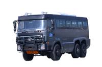 Veículo de transporte turístico no deserto de 25 + 2 lugares Weichai 340 cavalos de potência_DF Chassis especial off-road modificado acesso à vila de mineração_6 * 6 clássico 25Y personalizado 18/20/23/25/27/28/30/35 ônibus rural China-Brasil ônibus de transporte de incêndio florestal