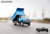 170 cavalos de potência DF caminhão basculante off-road 4 × 4_ tração nas quatro rodas dianteira 2,5 toneladas traseira caminhão basculante especial de 8 toneladas_ veículo de engenharia de elevação hidráulica personalizado com tração nas quatro rodas