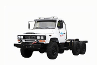 Chassi EQ2082 de canhão de aço pequeno de 2,5 toneladas_DFcaminhão off-road 240 com configuração de ponta de 170 cavalos_6 * 6 chassi de veículo especial clássico 25Y