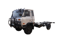 4*4DFEQ2070 chassi de veículo militar caminhão elevador hidráulico modificado_caminhão elevador de descarga de veículo especial off-road com tração nas quatro rodas_190 cavalos de potência elevador elétrico traseiro