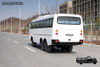 Ônibus off-road de 30 lugares com tração nas seis rodas_DF microônibus urbano e rural de 190 cavalos_6 * 6 transporte de pessoal de combate a incêndio da polícia armada florestal
