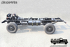 Chassi especial off-road com tração nas quatro rodas personalizado 4 × 4_ Chassi especial dianteiro de 5 toneladas e traseiro de 7 toneladas com tração integral categoria 4_ Veículo com tração nas quatro rodas traseira com pneu único e eixo duplo