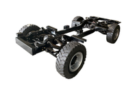 4*4 suspensão independente personalizada_tração nas quatro rodas 6/8/10 ton mola tipo III chassis_150/170/190/195/200/220 cavalos de potência veículo especial off-road