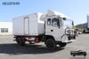 Caminhão refrigerado 4×4DF25m³_Tração nas quatro rodas dianteira 5 toneladas traseira 10 toneladas caminhão de transporte de leite fresco, frutas, vegetais e produtos aquáticos_van especial de 190 cavalos