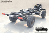 Chassi especial off-road com tração nas quatro rodas personalizado 4 × 4_ Chassi especial dianteiro de 5 toneladas e traseiro de 7 toneladas com tração integral categoria 4_ Veículo com tração nas quatro rodas traseira com pneu único e eixo duplo