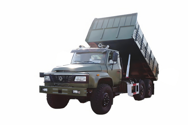 Modificação do chassi EQ2100E6D off-road especial dump_six-wheel drive 245 tip 140 dump_6×6DFcarro de estrada clássico de 190/210 cavalos de potência