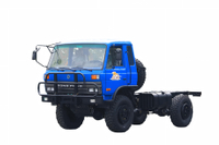 EQ2070 modificação de chassi de cabine plana semi-145 de eixo duplo_4 × 4 exportação de chassi de veículo especial off-road_fabricante de caminhão off-road com tração nas quatro rodas