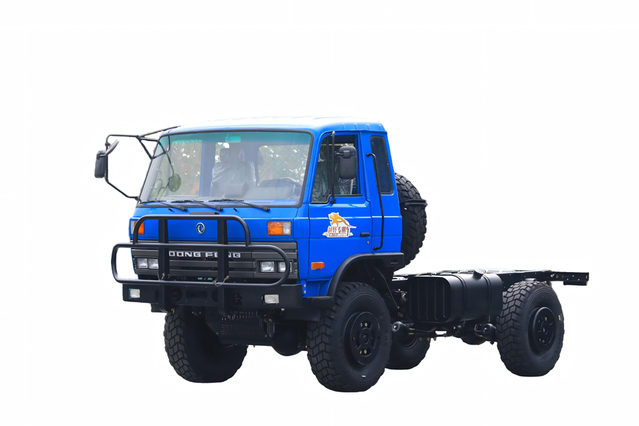 EQ2070 modificação de chassi de cabine plana semi-145 de eixo duplo_4 × 4 exportação de chassi de veículo especial off-road_fabricante de caminhão off-road com tração nas quatro rodas