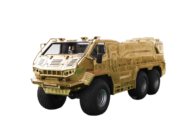Número de telefone do fabricante 375 cavalos de potência, tração nas seis rodas, 18 + 2 lugares, veículo turístico no deserto_6 × 6 chassi especial off-road, configuração do veículo de transporte turístico modificado_Mining pendulares 6 * 6 clássico 18/20/23/25/27/28/30/35 Pé Grande