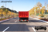Caminhão basculante semi-dedicado de 210 HP 4×2DF linhas_5 toneladas na dianteira e 13 toneladas na traseira caminhão de transporte de terra, pedra e areia_caminhão basculante para transporte de terraplenagem e minério no canteiro de obras de lama