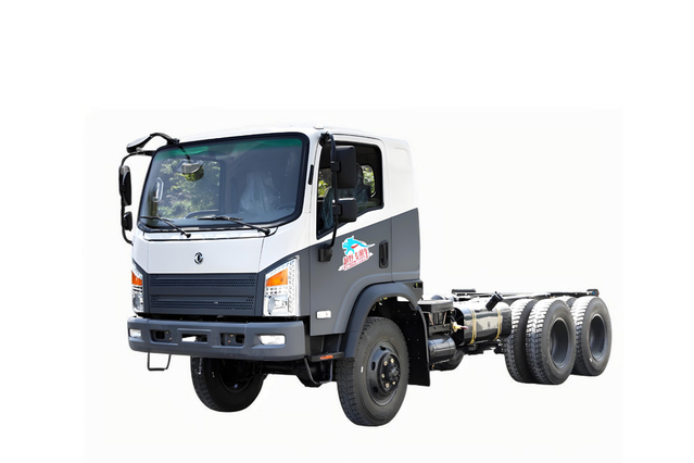  EQ2082 caminhão off-road traseiro com chassi basculante com dois pneus_DF Dumper off-road 'Bobcat' com tração nas seis rodas e oito rodas traseiras_6 * 6 Veículo especial 'Bobcat'