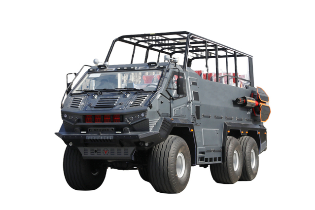 375 cavalos de potência, tração nas seis rodas, 22 + 2 lugares, fabricante de veículos turísticos no deserto_6 × 6 chassi especial off-road, configuração de veículo de transporte turístico modificado_Mining commuter 6 * 6 personalização clássica 18/20/23/25/27/28/30/35 Telefone Bigfoot