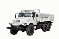 Caminhão especial off-road 6 × 6 clássico EQ2100E6D_caminhão de transporte com tração nas seis rodas 245 nariz pontiagudo 140_veículo militar de nariz longo com 190 cavalos de potênciaCaminhão