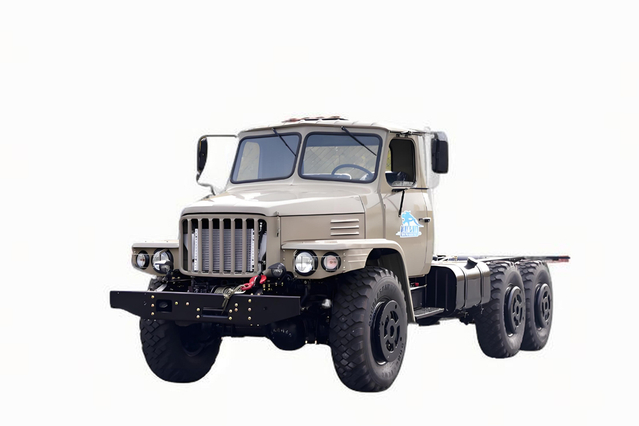 Chassi off-road EQ2100E6D_tração de seis rodas 245 pontas 140 caminhão de transporte rodoviário veículo militar_6×6DFcarga especial clássica de cabeça longa de 190 cavalos
