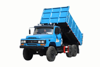 EQ2082 caminhão basculante especial off-road_DF canhão de aço pequeno de 2,5 toneladas com tração nas seis rodas 240 carga 170 cavalos de potência basculante_6 * 6 caminhão de transporte de engenharia clássico 25Y