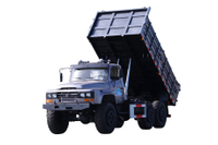 190 cavalos de potência EQ2100E6D novo dumper dedicado off-road_veículo de transporte de 245 pontas com tração de seis rodas_6 × 6 clássico dumper de veículo militar de cabeça longa