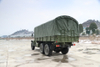 Caminhão clássico 6 × 6 clássico DFEQ2100E6D caminhão especial off-road_Six-drive 245 tip 140 transporte truck_190 cavalos de potência veículo militar de cabeça longa