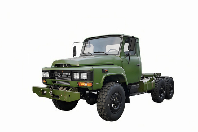 EQ2082 chassi clássico canhão de aço pequeno 25Y_DFcaminhão off-road 240 170 cavalos de potência tip_6 * 6 veículo especial chassi de 2,5 toneladas