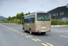 Ônibus de passageiros de tamanho médio 4×2DF19 lugares para exportação_ônibus rural de 115 cavalos de potência_ônibus de ponte única de vila em vila de 6 metros