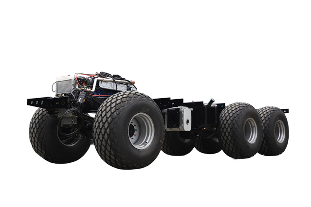 Pneu em escala de dragão 375 cavalos de potência com tração nas seis rodas 18 + 2 assentos deserto Categoria III fabricante de veículos turísticos chassi_6 × 6 chassi especial off-road configuração de veículo de transporte turístico modificado_Mining pendulares 6 * 6 personalização clássica 18/20/23/25/27/28/30/35 Telefone Bigfoot