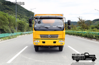 DF4 × 2 caminhão baú pequeno com tração esquerda/direita_160 cavalos de potência pequeno e micro caminhão leve porta lateral traseira container_4,3m personalização de caixa