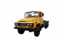 Grande canhão de aço pequeno de 2,5 toneladas de vidro EQ2082 chassi_nova corDFcaminhão off-road 240 configuração de 170 cavalos_6 * 6 chassi de veículo especial clássico 25Y