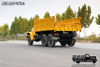 EQ2082DF Veículo especial com tração nas seis rodas_Camião de armas EQ240 de vidro duplo Caminhão off-road_6 × 6 ponta configuração de carga 25Y