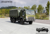 DFEQ2082 caminhão leve para veículo especial off-road_2,5 toneladas EQ2082 caminhão de cabeça chata atualizado_6 tração nas rodas EQ240/25Y pneu off-road para caminhão pequeno de cabeça chata
