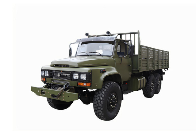 Caminhão especial off-road EQ2100E6D_Six-wheel drive 245 pontas 140 caminhão de transporte_6×6DFVeículo militar clássico de nariz longo de 190 cavalos de potênciaCaminhão