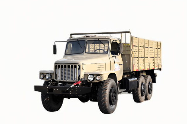 Veículo militar clássico EQ2100E6D com caixa de carga elevada_veículo de transporte com tração nas seis rodas 245 pontas 140_190 cavalos de potência 6 × 6 caminhão caminhão especial off-road