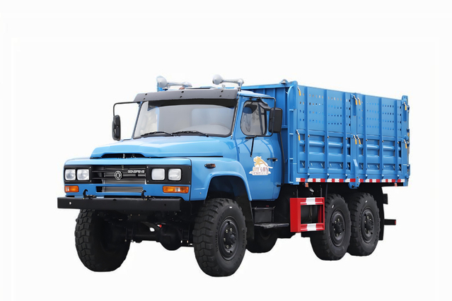 Exportação de caminhão especial off-road EQ2082_DF Canhão de aço pequeno de 2,5 toneladas com tração nas seis rodas 240 carga 170 cavalos de potência_6 * 6 caminhão de transporte de engenharia clássico 25Y