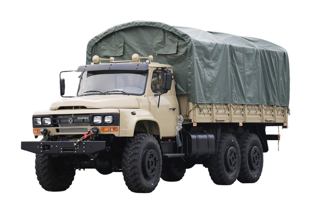 Caminhão especial off-road EQ2100E6D atualizado 6 × 6_tração de seis rodas 245 tip 140 truck_DFveículo de transporte de veículo militar de cabeça longa clássico de 190 cavalos de potência
