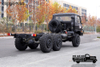 190 cavalos de potência DF chassi EQ2102 com tração nas seis rodas_246 caminhão de armas chassi especial_6 × 6 transportador de pessoal Veículo militar com arma de aço pequena de 3,5 toneladas