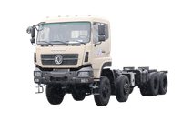 Fabricante de chassi de caminhão de transporte de armazém 8 × 8 Cummins 420 / Weichai 500 / Yuchai 375 cavalos de potência_15/20/25/30/35/40/50/60 toneladas de vegetais de quatro eixos, frutas, gado, ovelhas e suínos personalização de caminhão_8 × 4 dianteiro quatro e oito traseiros DF cotação de plataforma de paleteira escavadeira