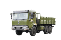 Fabricante de caminhão especial off-road Cummins 190 / Weichai 210 cavalos de potência EQ2102G personalizado_ Configuração de caminhão de transporte com tração nas seis rodas 245 cabeça chata 153_6 × 6 DF preço de veículo de carga de veículo militar clássico