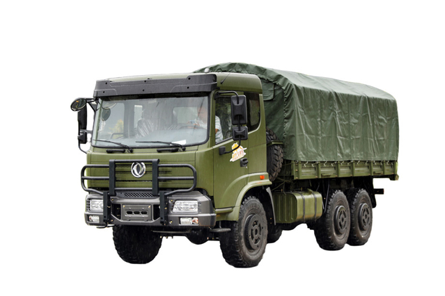 Cummins 190 / Weichai 210 cavalos de potência EQ2102G fabricante de caminhão especial off-road_Poste de lona removível personalizado com tração nas seis rodas 245 cabeça chata 153 configuração de caminhão de transporte_6 × 6 DF preço de veículo de carga de veículo militar clássico