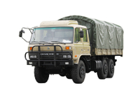 Postes de lona removíveis com ar condicionado suspenso 190/210 cavalos de potência EQ2102N preço de venda de caminhão especial off-road de duas fileiras_tração nas seis rodas 246 cabeça chata 153 Lasha fabricante de caminhão de transporte de terra e pedra_6 × 6 DF configuração de veículo militar clássico de veículo de carga