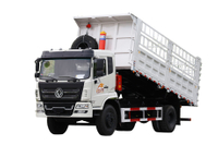 Caminhão basculante de armazém DF fabricante 4 × 2 210 cavalos de potência_Caminhão basculante de armazém especial off-road personalizado 4 × 4 cotação de exportação_170 190/260 cavalos de potência dois eixos pneus traseiros duplos puxando gado, ovelhas, vegetais e grãos
