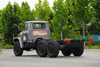 Chassi de veículo militar off-road EQ2100E6D de vidro duplo de fábrica_Tração de seis rodas 245 pontas 140 configuração de plataforma de caminhão de transporte de tropas de transporte rodoviário_6 × 6DFclássico 190 cavalos de potência cabeça longa preço de carga especial
