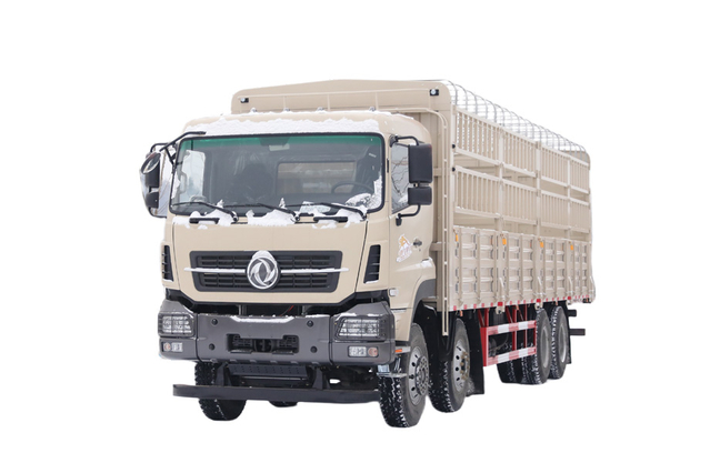 Yuchai 420 / Weichai 500 HP 8 × 4 fabricante de caminhão de transporte de cerca de armazém_15/20/25/30/35/40/50/60 toneladas de vegetais, frutas, gado, ovelhas e porcos de quatro eixos personalização de caminhão_Quatro dianteiros e oito traseiros DF cotações de veículos