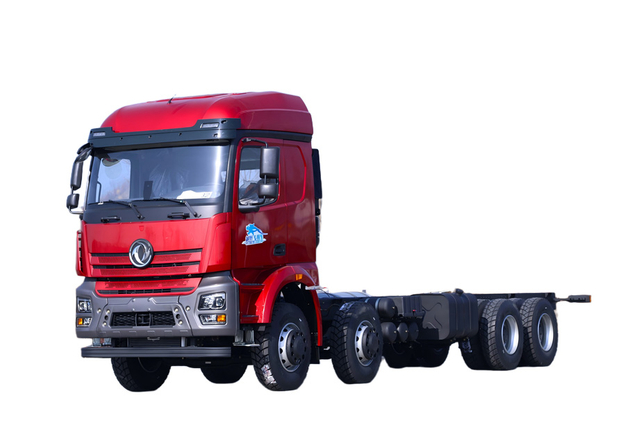 Fabricante de chassi de caminhão de transporte de portão de armazém 500 cavalos de potência 8 × 4_9,6m cerca de flores cerca de armazém de quatro pontes personalização de caminhão ferroviário alto_quatro dianteiros e oito traseiros DF caminhões de grade 20/25/30/35/40 toneladas cotação