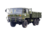 Preço de caminhão especial off-road de duas carreiras EQ2102J de 190 cavalos de potência_Tração de seis rodas 246 cabeça chata 153 Fabricante de caminhão de transporte de terra e pedra Lasha_6 × 6 DF configuração de plataforma de veículo de carga de veículo militar clássico 210