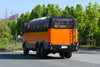 Veículo de transporte turístico no deserto com 18 + 3 lugares, tração de seis rodas, assento de luxo, 210 cavalos de potência_DF Chassis especial off-road modificado para mineração, acesso à vila de deslocamento_6 * 6 clássico 245/246 personalizado 18/20/23/25/27/28/30/35 ônibus rural China-Brasil ônibus de transporte de incêndio florestal