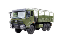 Cummins 190 / Weichai 210 cavalos de potência EQ2102G fabricante de caminhão especial off-road_Poste de lona removível personalizado com tração nas seis rodas 245 cabeça chata 153 configuração de caminhão de transporte_6 × 6 DF preço de veículo de carga de veículo militar clássico