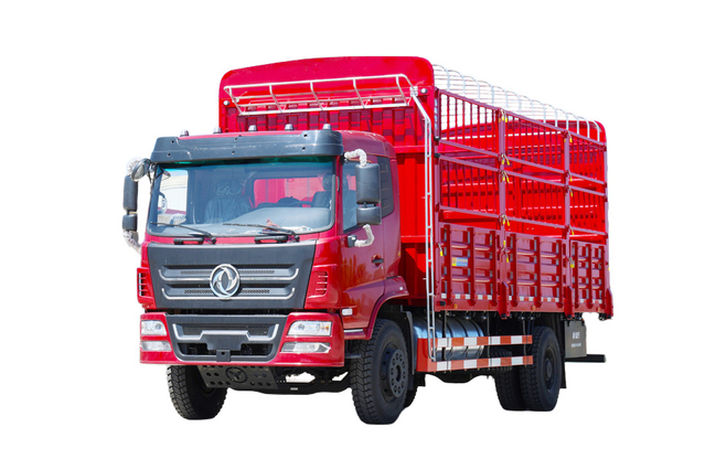 DF 4 × 2 Weichai 266 HP fabricante de caminhão de transporte de porta traseira hidráulica_Modificação customizável do chassi do veículo especial off-road 4 × 4 15/10/20 toneladas cotação de exportação_Dois eixos traseiros com pneus duplos para puxar gado, ovelhas, vegetais e carga de grãos