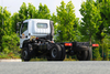 Cummins 150 HP DF 4 × 4 veículo especial off-road com distância entre eixos de 3,7 metros fabricante de cerca de armazém / modificação de chassi de cerca_ Caminhão leve com tração nas quatro rodas pode ser personalizado com carga 4 × 2 / exportação de despejo_Placa de escavadeira de veículo especial pequena / placa plana / van / barril / saneamento / veículo de engenharia / cotação de transporte de montanha