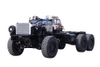 Manual com volante à direita/esquerda 8 velocidades/automático 6×6 Cummins 330/300 cavalos de potência caminhão especial off-road Categoria III chassis_DF suspensão independente com tração nas seis rodas_6×6 plataforma clássica resgate de emergência/combate a incêndios/exploração de campo/proteção de blindagem/operação de engenharia/transporte no deserto/carga pesada de minas e outras modificações de veículos especiais especiais/de alta tecnologia